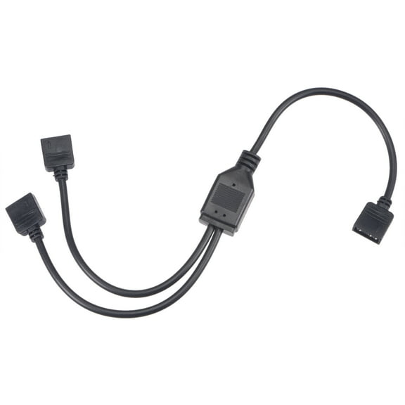 Uxcell ARGB Splitter Cable with 3P Connector for 5050 3528 LED 1 to 2 Female 30cm 3 Set