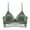 Green, variant on Womens Beautiful Back Underwear French Underwear Big Open Back Beautiful Back U Shaped Bra Summer No Steel Ring Ultra Thin Bud Bra Wireless Bras Green
