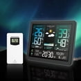 thumbnail image 7 of Digital Weather Station Temperature Humidity Meter Barometric Pressure Moon Phase Weather Forecast Hygrothermograph Clock ,Excellent Visual Experience, 7 of 7