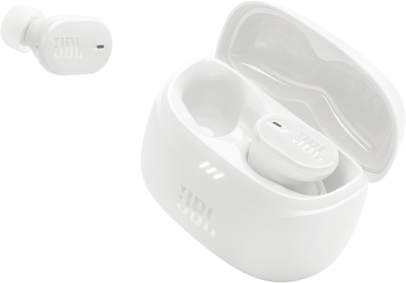 Open Box JBL Tune Buds 2 Noise Cancelling True Wireless Headphones (White)