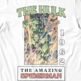 thumbnail image 3 of Marvel The Hulk And Spider-Man Vintage Men's T Shirt (White, S-3XL), 3 of 4