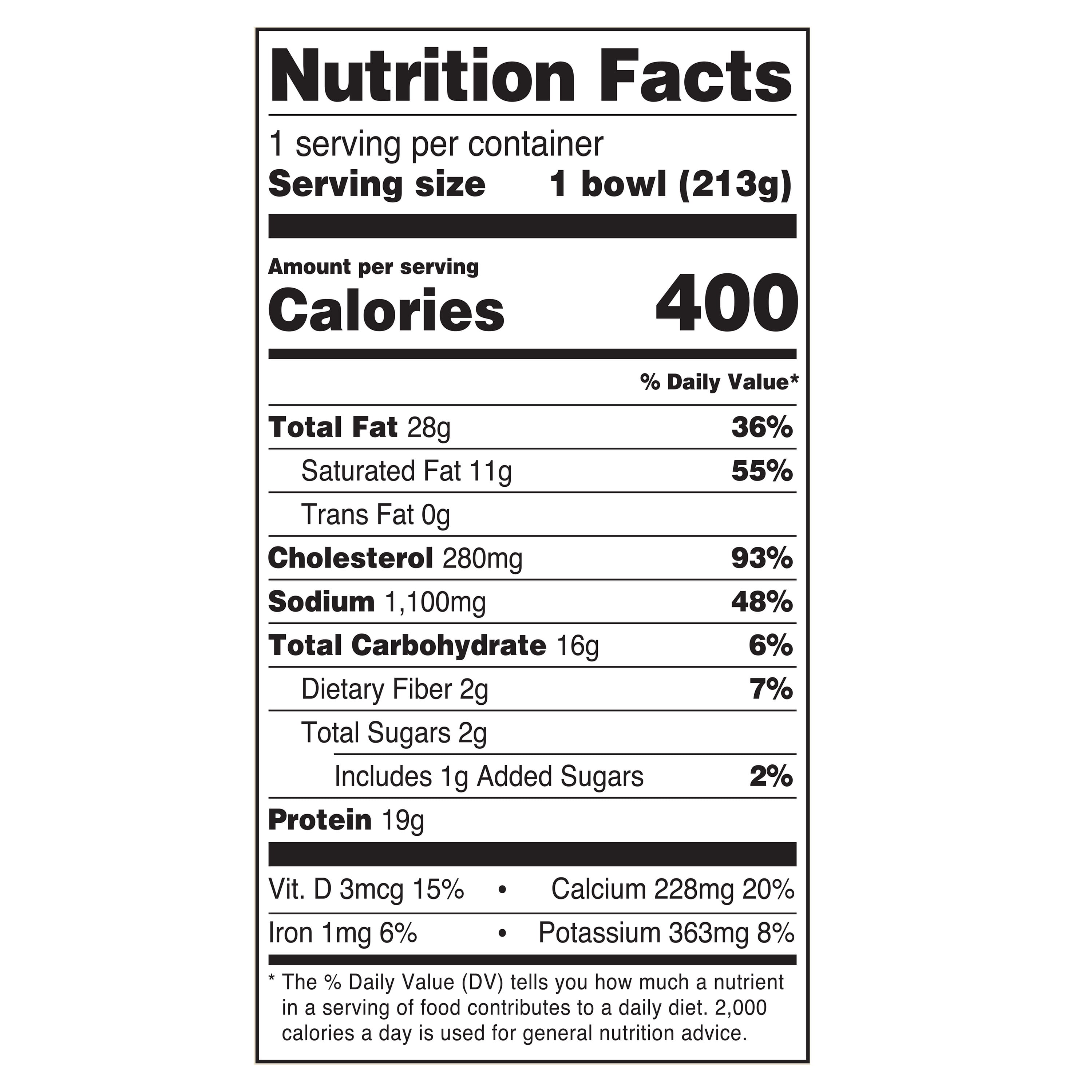 Marketside Ready to Heat Sausage Breakfast Bowl, 7.5 oz (Refrigerated)