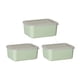 thumbnail image 5 of Recipiente de Plástico para Alimentos Cateissary Transparente Sin BPA 3 Piezas Verde, 5 of 6