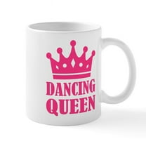 CafePress - Dancing Queen Large Mug - 11 oz Ceramic Mug - Novelty Coffee Tea Cup