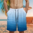 thumbnail image 2 of NIEWTR Mens Casual Shorts Stretch Joggers Casual Shorts for Men Drawstring Shorts with Multi Pockets Sports Shorts Men's Summer Shorts XXXXXL,Sky Blue, 2 of 5