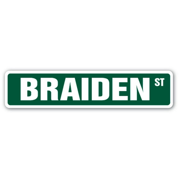 Braiden Street [3 Pack] of Vinyl Decal Stickers |for Laptop Car