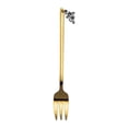 thumbnail image 2 of Lipstore Single Cutlery Dinnerware Cookware Portable Flatware Halloween Tableware for Tea Gold Fork, 2 of 8