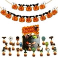 thumbnail image 3 of Horror Birthday Party Decorations, Halloween Birthday Party Decorations Set Include Balloons, Banner, Cake Toppers and Cupcake Toppers for Birthday Party Decor, 3 of 7
