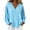Sky Blue, variant on Women'S Casual V Neck Long Sleeve Pullover Loose Fit Solid Color Womens Tshirt Basic Comfort Top S
