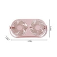 thumbnail image 3 of Oefntac Savings Small Desk Fan Desktop Double-Headed,Dual-Blade Aromatherapy Fan,Usb Rechargeable Tabletop Fan with Aromatherapy Tablet in 3 Speeds Small Fan, 3 of 8