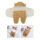 thumbnail image 4 of Manta de Swaddle, Lujosas Suave Esencial para Bebés, de Dormir Del Cochecito, Recepción de Envoltura de Swaddling, Envoltura de Swaddle Cal , S Brown S marrón, 4 of 8