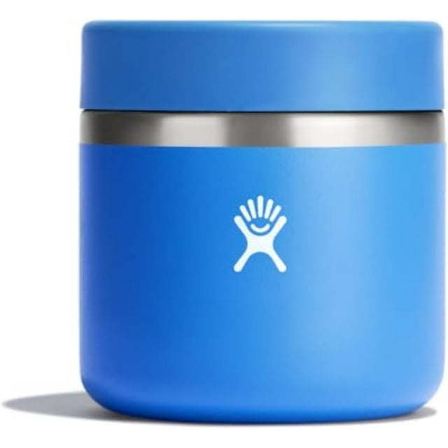 Flasque Hydro 20 Oz en Acier Inoxydable, Pot Alimentaire Isolé, Bleu Cascade