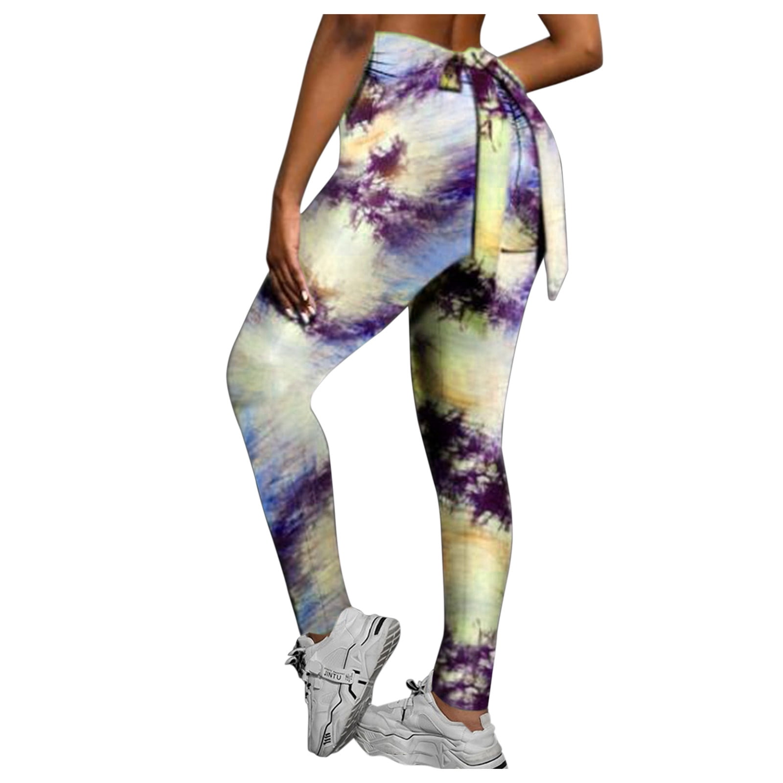 Amtdh Womens Bow Tie Yoga Pants for Women Sweatpants High Waist