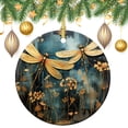 thumbnail image 2 of Christmas Ornament Vintage Floral Ornament Keepsake Dragonfly Haze Best Gifts for Christmas Holiday Present, 2 of 8