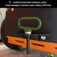thumbnail image 5 of Universal Heavy Duty Magnetic Hitch Pin, Magnet Trailer Gate Pin for Mowers, Lawn Tractors with 2 B, 5 of 5