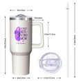thumbnail image 3 of 1pc Stepmother 40oz Tumbler with Straw & Handle - Insulated Stainless Steel Cup | Holiday Gift for Man Women (Christmas, Valentine's, Birthday), 3 of 5