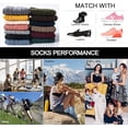 thumbnail image 5 of 6 Pack Womens Crew Socks,Size 6-11,Casual Knit Cotton Comfy Breathable Cool Dress Socks for women girl and teens(6 Beige), 5 of 6