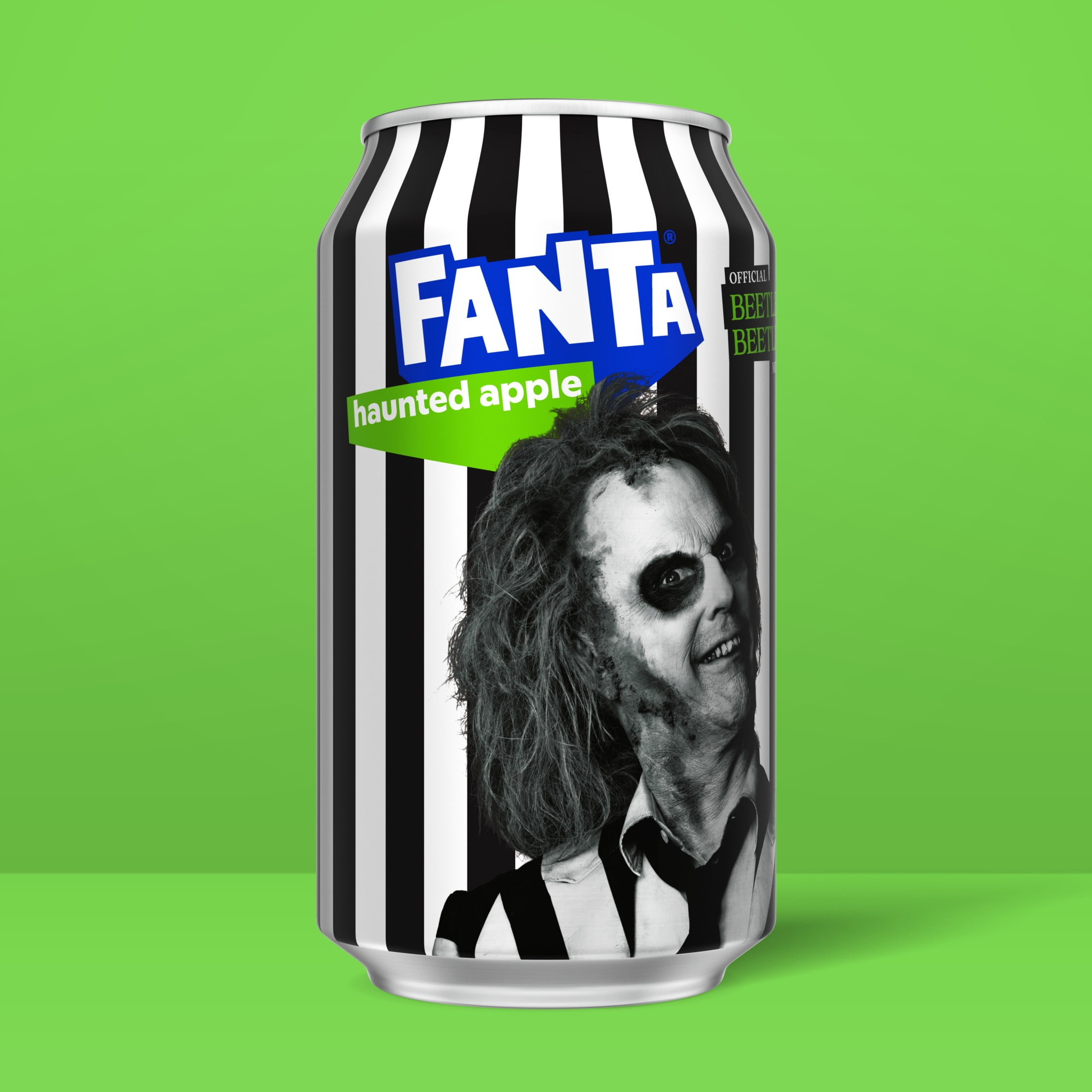 Fanta Haunted Apple Soda Pop, 12 fl oz, 12 Pack Cans