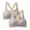 Grey, variant on Sngxgn Sports Bras for Women Padded Seamless High Impact Support for Yoga Gym Workout Fitness(Beige,XL)