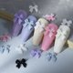 thumbnail image 2 of Accesorios para manicura profesional, accesorios para manicura con lazo 3D, mezcla de flores acrílicas, purpurina, diamantes de imitación, 30 piezas, 2 of 4