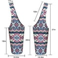 thumbnail image 4 of Fashion Printed Yoga Mat Bag with Large Side Pocket & Zipper Pocket Long Tote Yoga Bag Fit Most Size Mats - Holds More Yoga Accessories, 4 of 6