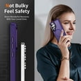 thumbnail image 4 of ELEHOLD For Samsung Galaxy S25 Ultra Slim Shockproof Case, Skin-Friendlyp. Rugged Cover, MagSafe Compatible, Non-Slip, Raised Edges For Cam & Screen Protection, Purple, 4 of 8