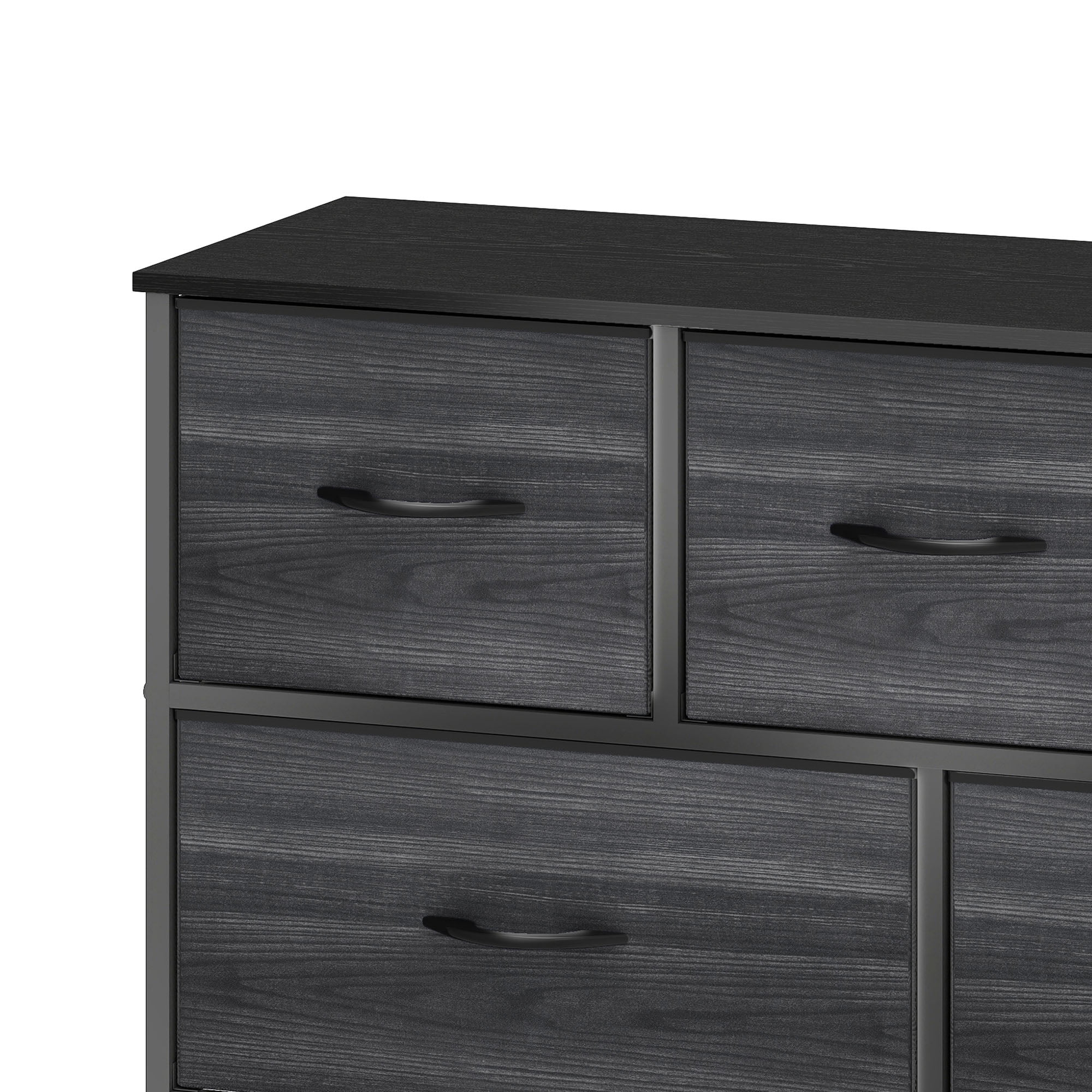 Dextrux 5 Drawers Fabric Storage Dresser - Organizer Unit for , Living Room, Closets