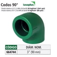 thumbnail image 2 of Codo de PPR, 90°, Iusaplus 90 mm, 2 of 3