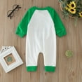 thumbnail image 4 of ASFGIMUJ Boys Girls Long Sleeve St.Patric.k's Day Letter Prints Pullover Romper Sweatshirt 3 Month Body Suits Clothes 6t Leotard Long Sleeve Ballet Leotard 5t 18 Months Girl Dress, 4 of 7