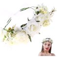 thumbnail image 1 of Corona de flores para damas, corona de flores de comunión sencilla para el cabello, corona de flores para novias, 1 of 5