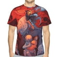 thumbnail image 6 of Chainsaw Man 3d Print Graphic T Shirt Short Sleeve Summer T-Shirt Novelty Casual Tee For Men Women Teenn Large, 6 of 7