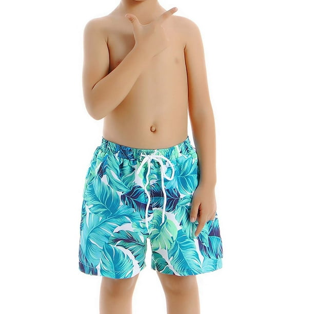 Boys Swim Shorts Quick Dry Swimming Beach Pants Swim Trunks