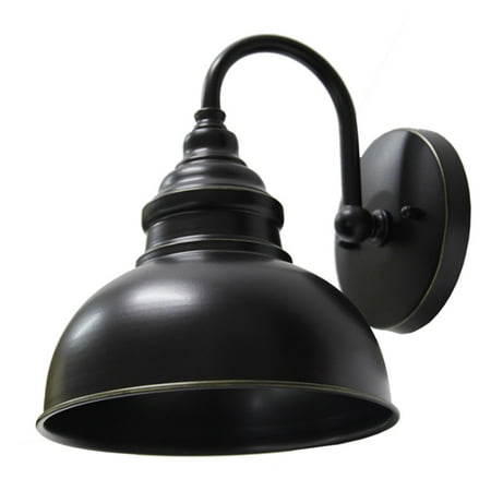 1 Light Outdoor Wall Mounted Lighting In Oil Rubbed Bronze (Best Lighting For Outdoor Kitchen)