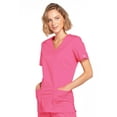 thumbnail image 3 of Cherokee Workwear Core Stretch Women's Scrubs Top Mock Wrap 4728, 3 of 6