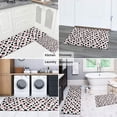 thumbnail image 5 of White Cow Bow Pattern Kitchen Rugs Sets Of 2,Anti Fatigue Kitchen Mat Rugs Non Slip Washable,Decorative Kitchen Floor Mats for Kitchen,Sink,Laundry,17"x30"+17"x47", 5 of 7