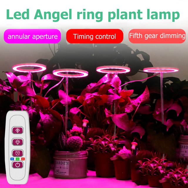 Luz De La Planta Del Anillo Del Ángel LED Angel Ring Plant Growth Light USB Phytolamp Lámpara de vivero (uno para cuatro) Lamparas