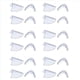 thumbnail image 1 of 12 Pares de Protectores Laterales para Anteojos, Protectores Laterales Transparentes para Anteojos de Seguridad, 1 of 6