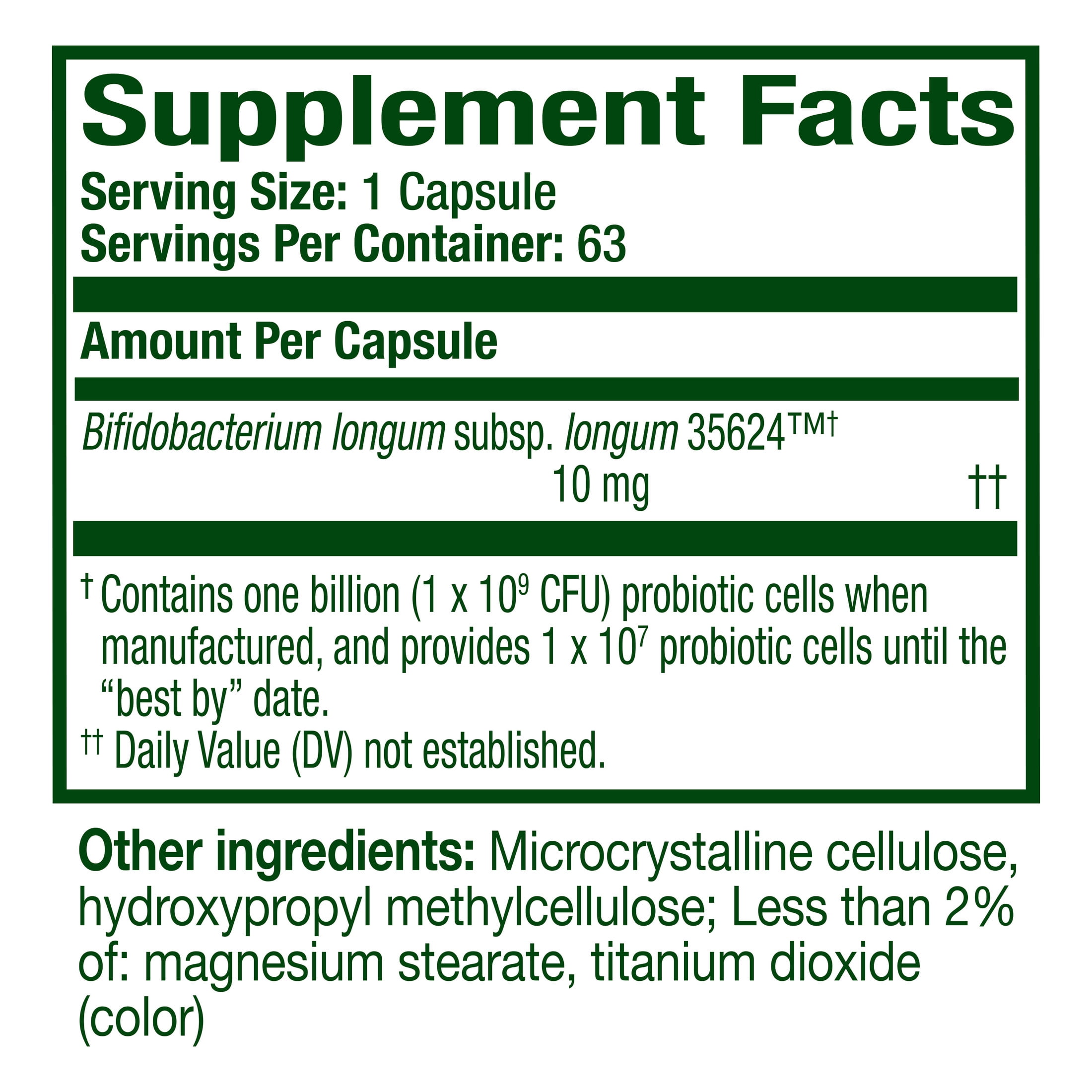 Align Probiotics for Women and Men, 24/7 Digestive Support, 63 Capsules