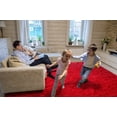 thumbnail image 2 of Noahas Luxury Fluffy Rugs Ultra Soft Shag Rug for Bedroom Living Room Kids Room,6'x9',Red, 2 of 8