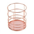 thumbnail image 1 of POINTERTECK -Metal Wire Baskets Wrought Iron Storage Basket Rose Gold Storage Box Desktop Debris Basket Storage Racks Office Accessory, 1 of 6