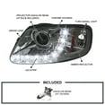 thumbnail image 3 of Spec-D Tuning Smoke Projector Headlights W/ LED Lamps Compatible with 1997-2003 Ford F150, 1997-2002 Ford Expedition, 2004 Ford F150 Heritage, Left + Right Pair Headlamps Assembly, 3 of 7