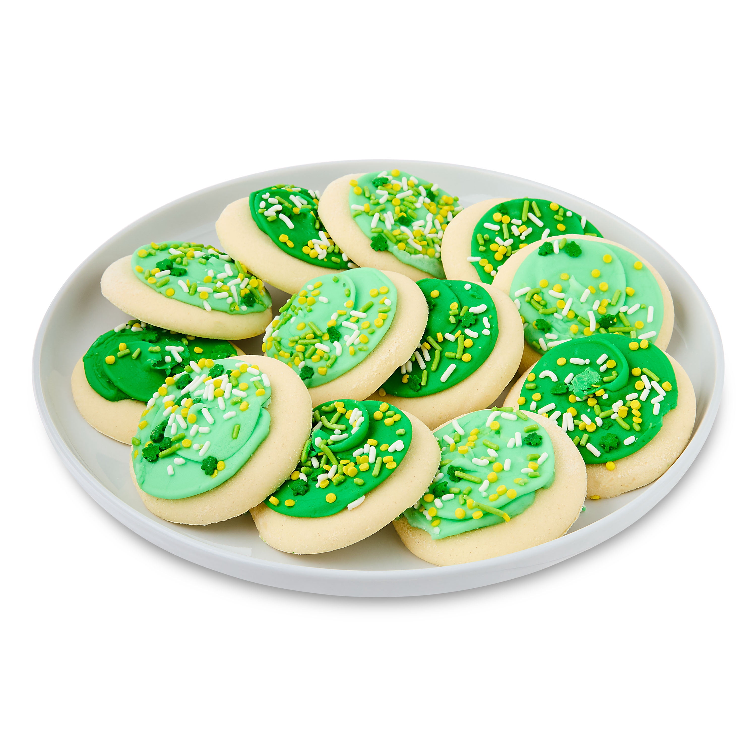Freshness Guaranteed St Patrick's Day Frosted Sugar Cookies, 24.3 oz, 18 Count