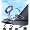 thumbnail image 3 of Soporte Magnético para Celular de Auto, Base Ventosa 360° Ajustable Compatible con Magsafe, Soporte Plegable Universal para iPhone y Android, 3 of 7