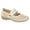 Beige, variant on Womens Perforated Leather Sandals