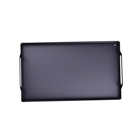 

ABIDE Weilifangwps Rectangular Metal Serving Tray Iron Snack Plate Solid Color Vase Base Cosmetics Collection Plate