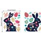 thumbnail image 4 of Adhesivos de pared de PVC con forma de conejo y huevo de pascua, 25 x 29 cm, 4 of 4