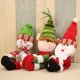 thumbnail image 3 of Funda para botella de vino navideña con abrazos de elfos navideños Muñeco de nieve Papá Noel, 3 of 5