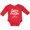 Red, variant on Inktastic Future Cyclist Childs Bicyle Boys or Girls Long Sleeve Baby Bodysuit