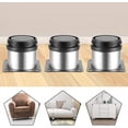 thumbnail image 4 of Patas de muebles ajustables de 4 piezas, patas de mesa de altura ajustable de metal, patas de muebles de cocina, patas de muebles de estantería de gabinete de mesa de acero inoxidable, con tornillos, 4 of 5
