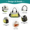 thumbnail image 3 of Medium Cooler Bag Lunch Bag Portable Meal Bag Work Meal Bag Outdoor Meal Bag Travel Meal Bag Picnic Meal Bag Going Out Meal Bag Sea Of Flowers, 3 of 6